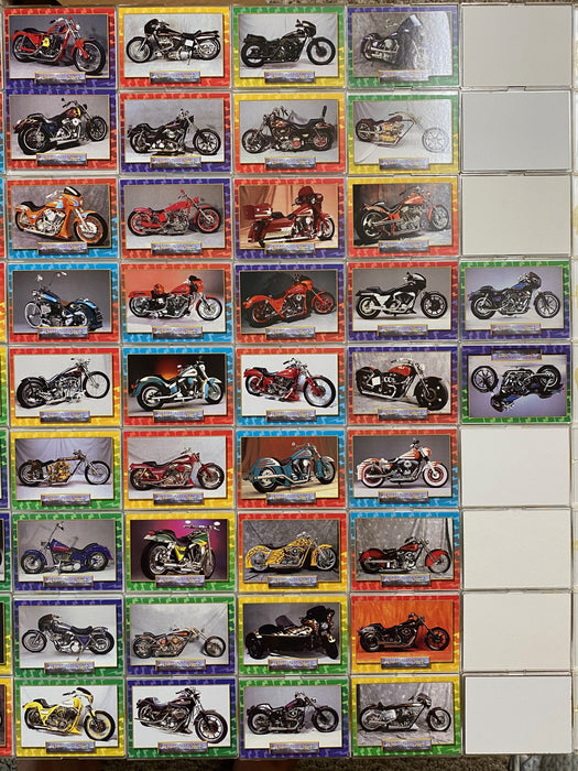 Thunder Custom Motorcycles Factory Card Set 100 Cards Thunder Productions 1993   - TvMovieCards.com