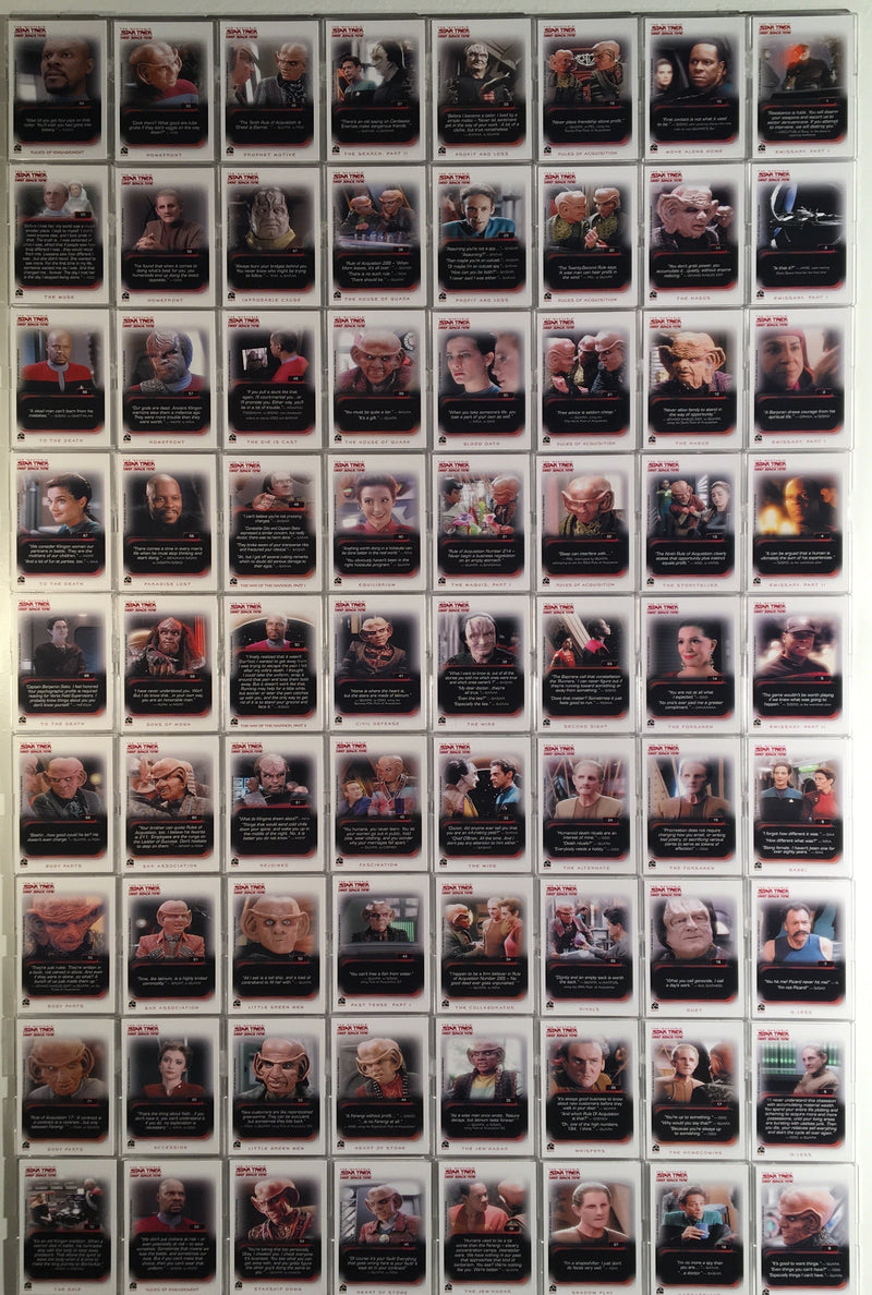 The Quotable Star Trek Deep Space Nine DS9 Base Card Set 108 Rittenhouse 2007 - TvMovieCards.com