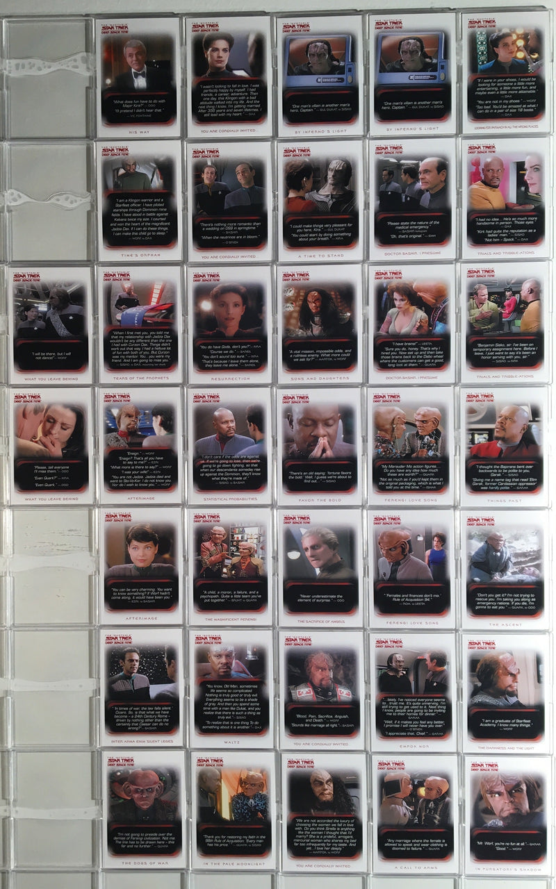 The Quotable Star Trek Deep Space Nine DS9 Base Card Set 108 Rittenhouse 2007 - TvMovieCards.com
