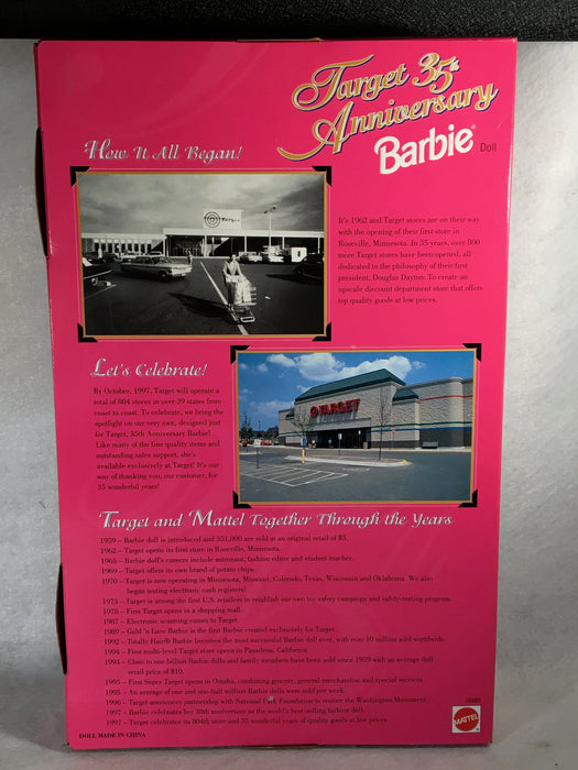 Mattel Barbie Doll - Target 35th Anniversary Barbie - 1997 - #16485 NIB   - TvMovieCards.com