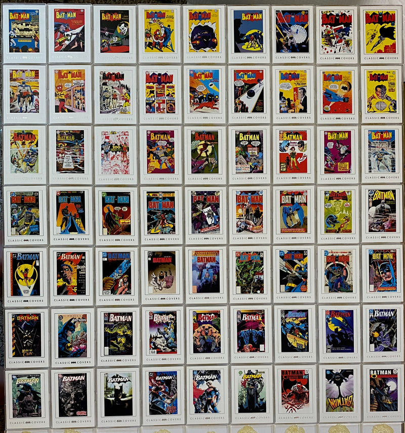 Batman Archives Classic Covers Trading Base Card Set 63 Cards Rittenhouse 2008   - TvMovieCards.com