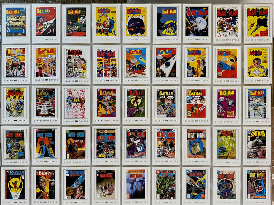 Batman Archives Classic Covers Trading Base Card Set 63 Cards Rittenhouse 2008   - TvMovieCards.com