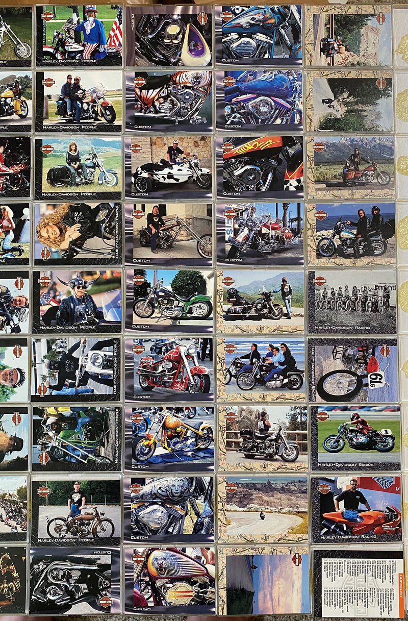 Harley Davidson 1994 Skybox Factory Card Set 90 Cards   - TvMovieCards.com
