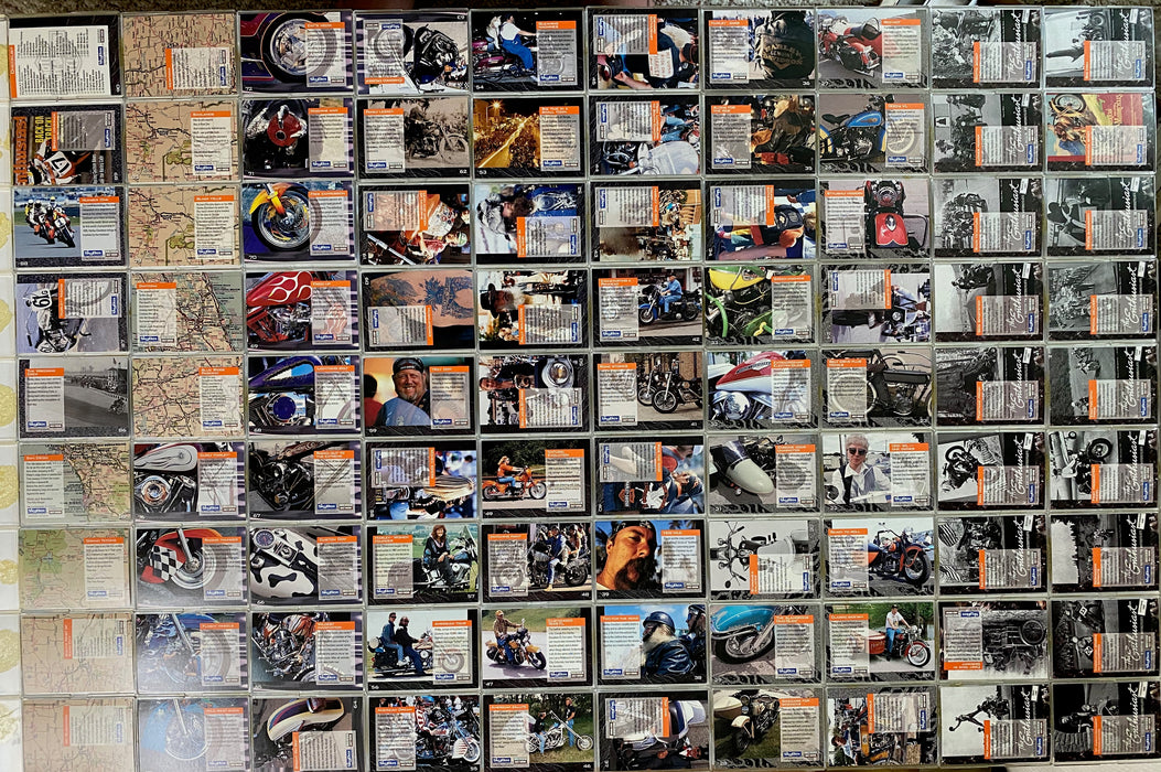 Harley Davidson 1994 Skybox Factory Card Set 90 Cards   - TvMovieCards.com