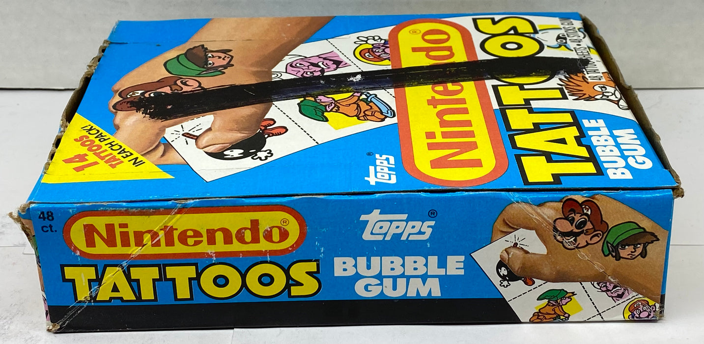 Nintendo Bubble Gum & Tattoos Vintage Closeout Card Box 48 Packs Topps 1989   - TvMovieCards.com