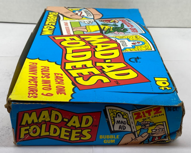 1976 Mad-Ad Foldees Vintage Trading Card Wax Box Topps Bubble Gum 36 Packs Full   - TvMovieCards.com