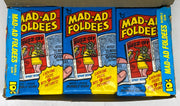 1976 Mad-Ad Foldees Vintage Trading Card Wax Box Topps Bubble Gum 36 Packs Full   - TvMovieCards.com