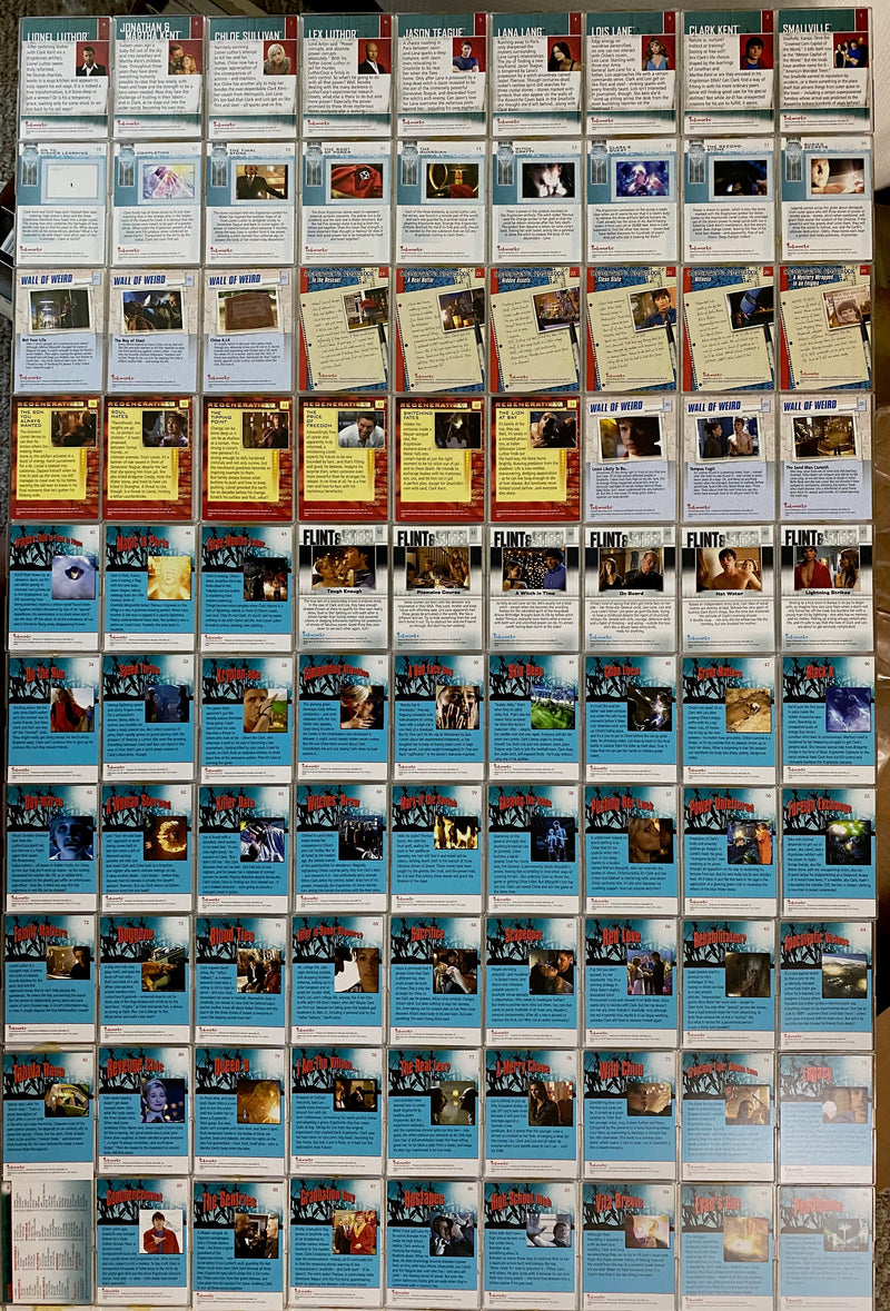Smallville Season 4 Base Card Set 90 Cards Inkworks 2005   - TvMovieCards.com