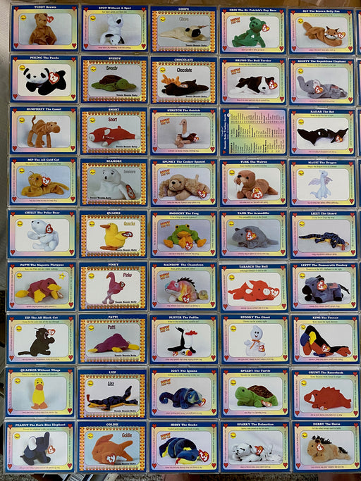 Beanie Baby (Unofficial) Trading Cards Base Card Set 100 Cards 1998   - TvMovieCards.com