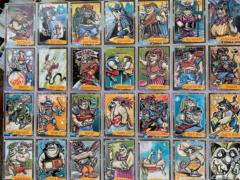 Troll Force Base Card Set 50 Cards + 6 Stickers Star Pics 1992 - TvMovieCards.com