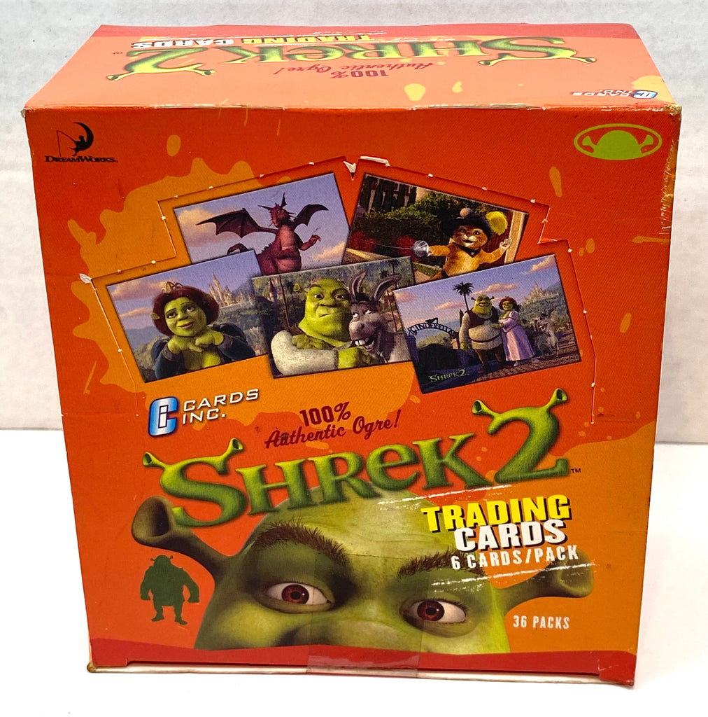 2004 Shrek 2 Movie Photo Trading Card Box 36 Sealed Packs Cards Inc Case  Fresh