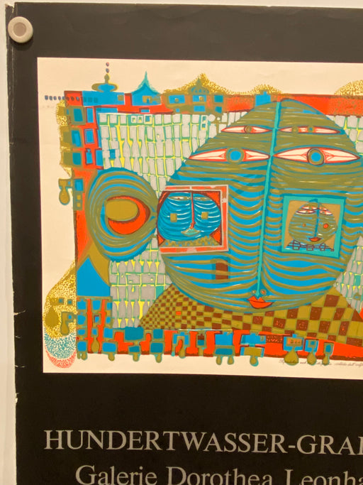 1970 Hundertwasser Good-bye From Africa Art Gallery Exhibition Poster   - TvMovieCards.com