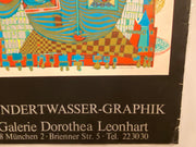 1970 Hundertwasser Good-bye From Africa Art Gallery Exhibition Poster   - TvMovieCards.com