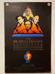 1985 The De Mille Dynasty Exhibition Art Gallery Poster Americana Museum   - TvMovieCards.com