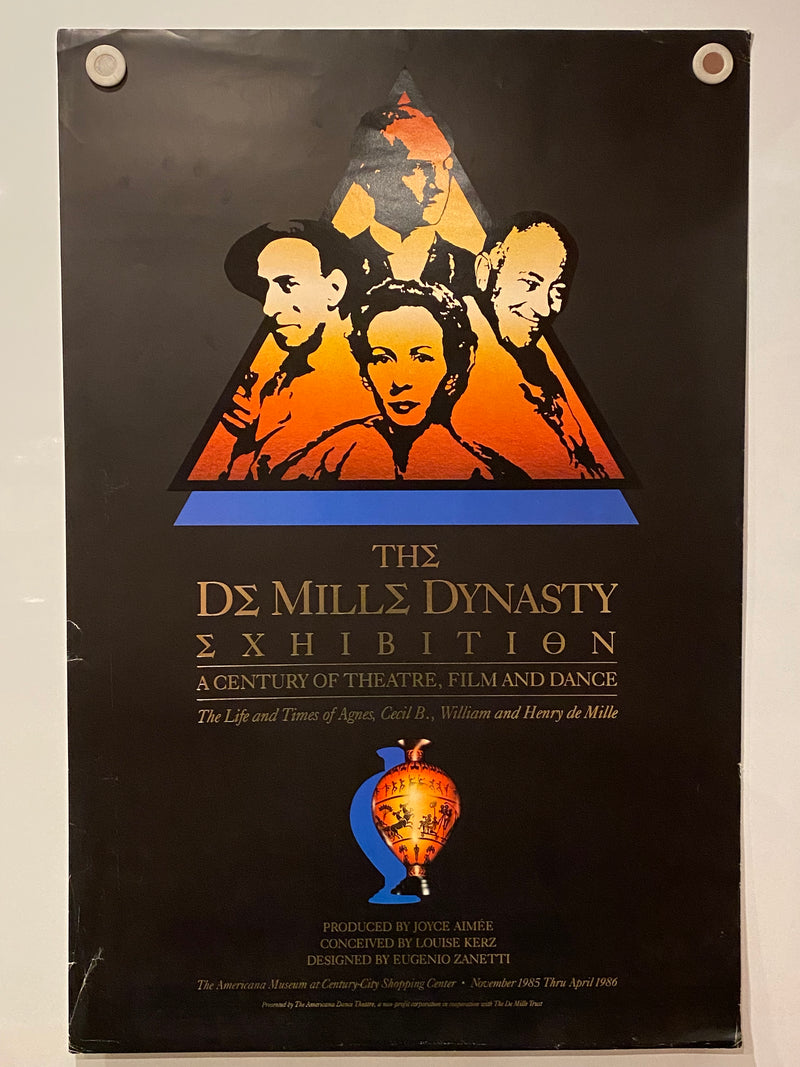 1985 The De Mille Dynasty Exhibition Art Gallery Poster Americana Museum   - TvMovieCards.com