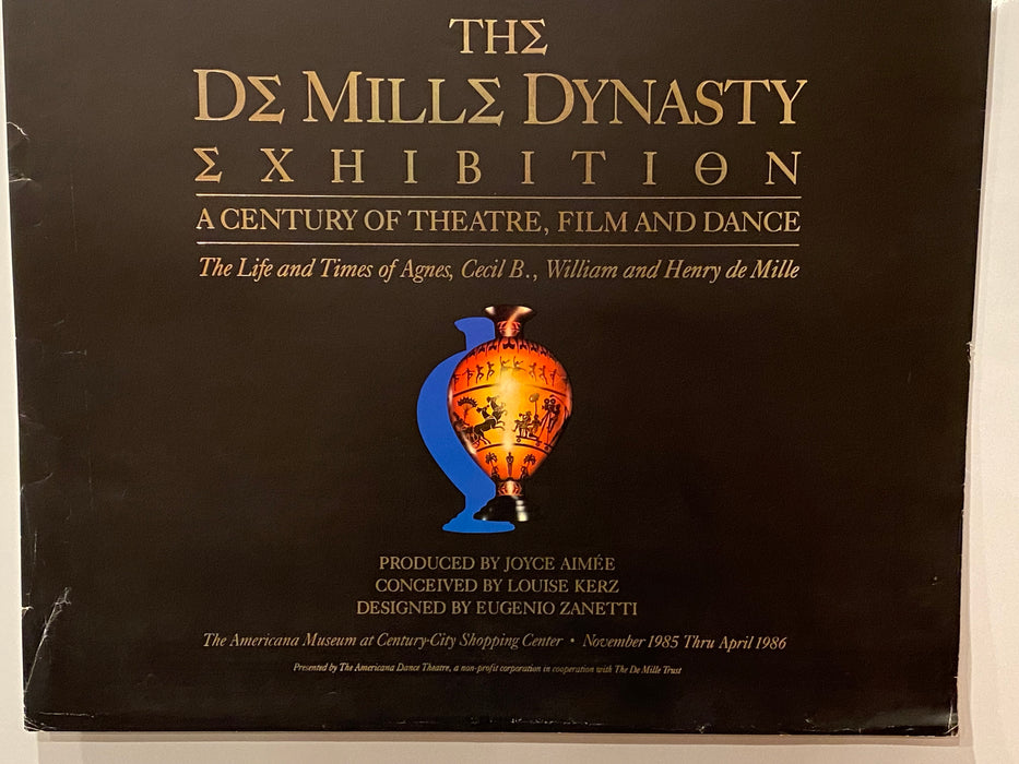 1985 The De Mille Dynasty Exhibition Art Gallery Poster Americana Museum   - TvMovieCards.com