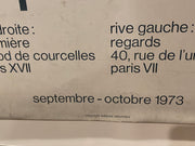 1973 Marko Spalatin Abstract Paris France Art Gallery Exhibition Poster   - TvMovieCards.com