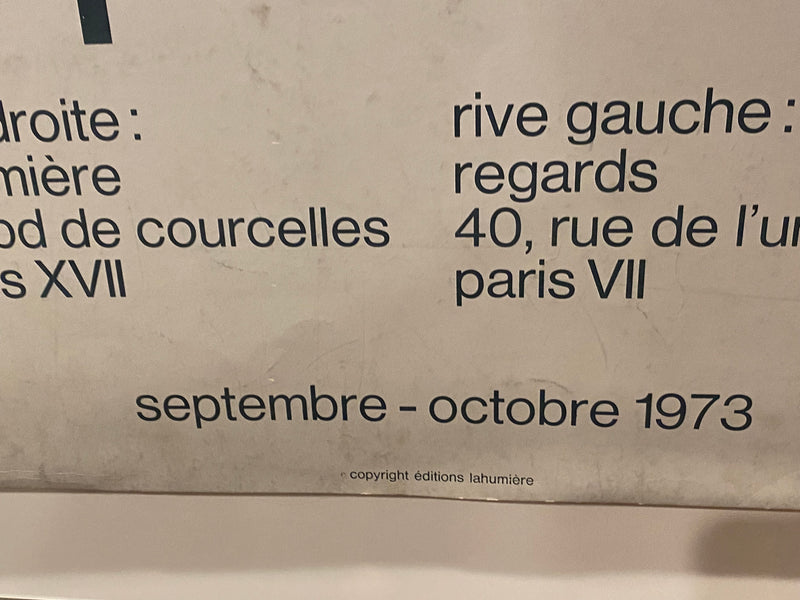 1973 Marko Spalatin Abstract Paris France Art Gallery Exhibition Poster   - TvMovieCards.com
