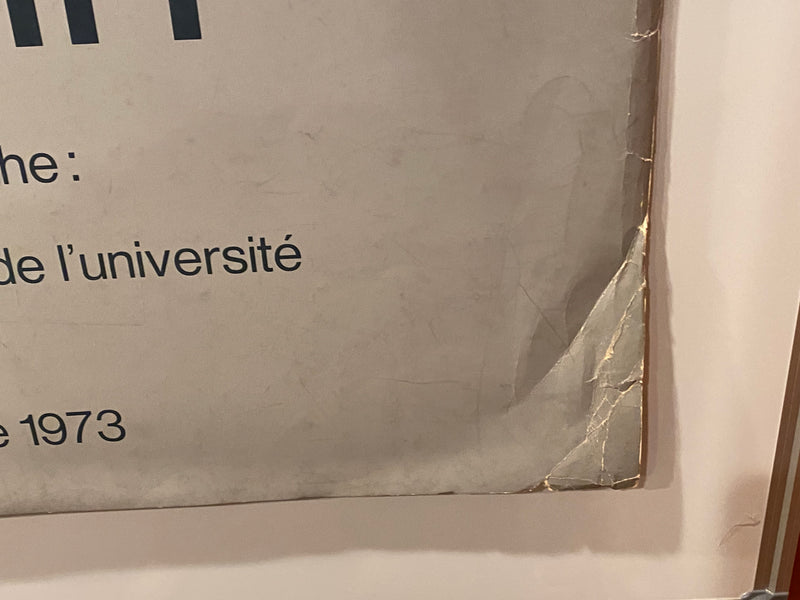 1973 Marko Spalatin Abstract Paris France Art Gallery Exhibition Poster   - TvMovieCards.com