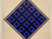 1971 Victor Vasarely Anthea Galleria D'arte Art Gallery Exhibition Poster   - TvMovieCards.com