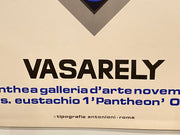 1971 Victor Vasarely Anthea Galleria D'arte Art Gallery Exhibition Poster   - TvMovieCards.com