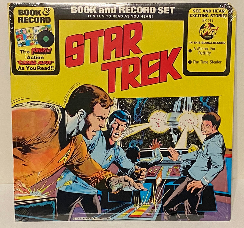 1976 Star Trek A Mirror for Futility Book & Record Set BR513 Sealed LP 33   - TvMovieCards.com