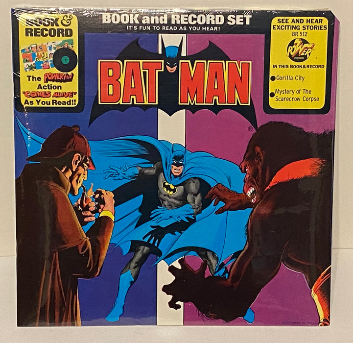 1976 Batman "Gorilla City" Book & Record Set BR512 Sealed LP 33   - TvMovieCards.com