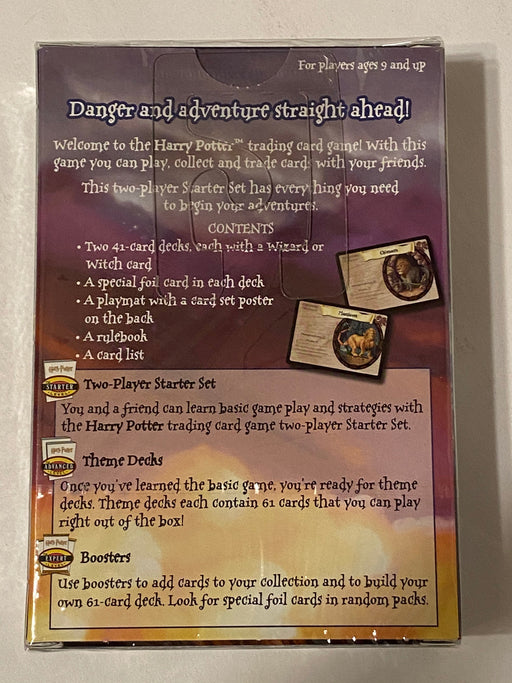 Harry Potter TCG CHAMBER OF SECRETS Two Player Starter Set Deck   - TvMovieCards.com