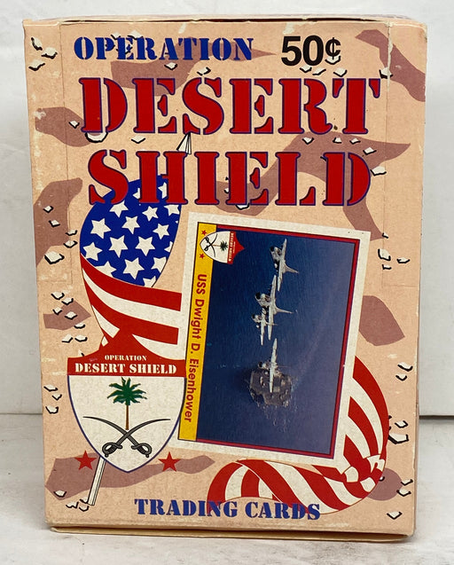 1991 Operation Desert Shield Full Trading Card Wax Box 36 Packs Pacific   - TvMovieCards.com