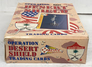 1991 Operation Desert Shield Full Trading Card Wax Box 36 Packs Pacific   - TvMovieCards.com