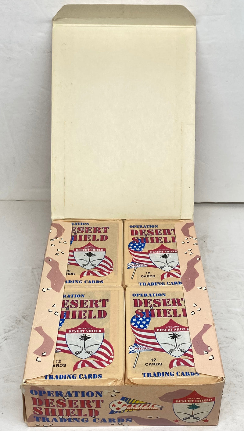 1991 Operation Desert Shield Full Trading Card Wax Box 36 Packs Pacific   - TvMovieCards.com