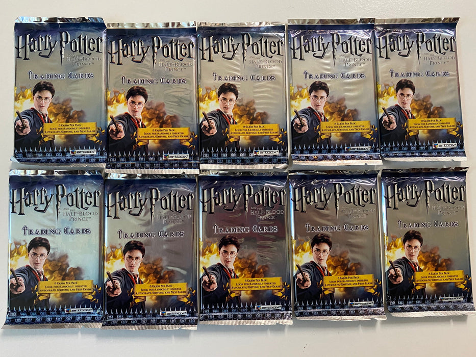 Harry Potter and the Half-Blood Prince Card Pack Lot 10 Sealed Hobby Packs   - TvMovieCards.com