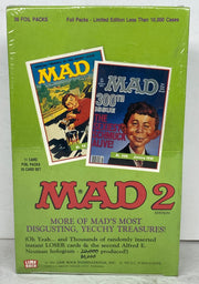 1992 Mad Magazine Series 2 Green Trading Card Box 36 Packs Sealed Lime Rock   - TvMovieCards.com