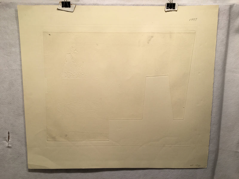 Robert Watson "Area Findings" 1967 Lithograph Signed Mid Century Art Print   - TvMovieCards.com