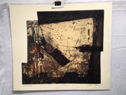 Robert Watson "Area Location" 1967 Lithograph Signed Mid Century Art Print   - TvMovieCards.com