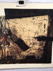 Robert Watson "Area Location" 1967 Lithograph Signed Mid Century Art Print   - TvMovieCards.com