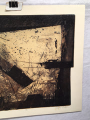 Robert Watson "Area Location" 1967 Lithograph Signed Mid Century Art Print   - TvMovieCards.com