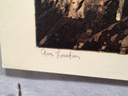 Robert Watson "Area Location" 1967 Lithograph Signed Mid Century Art Print   - TvMovieCards.com
