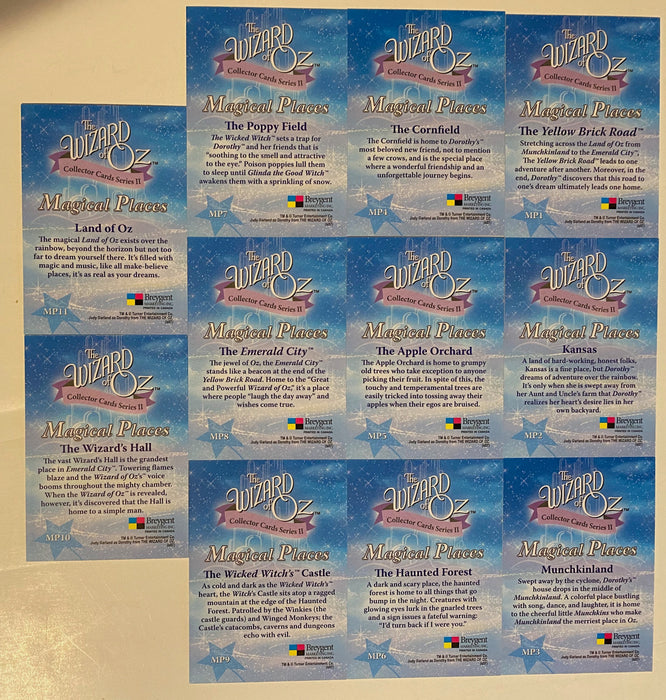 Wizard of Oz Series 2 Magical Places Trading Card Chase Set MP1-MP11 Breygent   - TvMovieCards.com