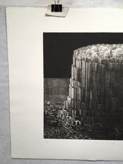 Risho Shigeo "Fossilization of Time" Lithograph Signed Art Print   - TvMovieCards.com