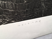 Risho Shigeo "Fossilization of Time" Lithograph Signed Art Print   - TvMovieCards.com