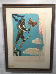 1978 Salvador Dali Release of the Psychic Spirit Lithograph   - TvMovieCards.com