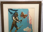 1978 Salvador Dali Release of the Psychic Spirit Lithograph   - TvMovieCards.com
