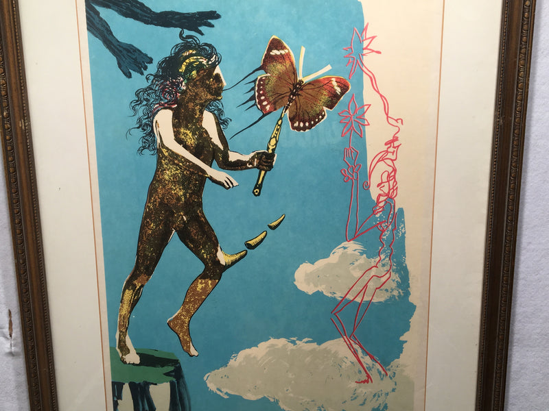 1978 Salvador Dali Release of the Psychic Spirit Lithograph   - TvMovieCards.com