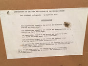 1978 Salvador Dali Release of the Psychic Spirit Lithograph   - TvMovieCards.com