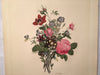 Jean Louis Prevost Hand Colored Print "Roses, Anemones, Pansies No. 4"   - TvMovieCards.com