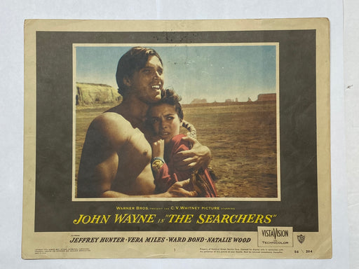 1956 The Searchers #1 Title Lobby Card 11 x 14 John Wayne Vera Miles   - TvMovieCards.com