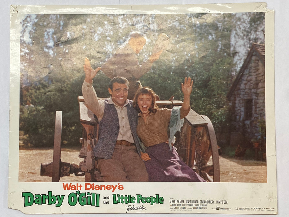 1959 Darby O'Gill and the Little People Lobby Card 11 x 14 Sean Connery Janet Mu   - TvMovieCards.com