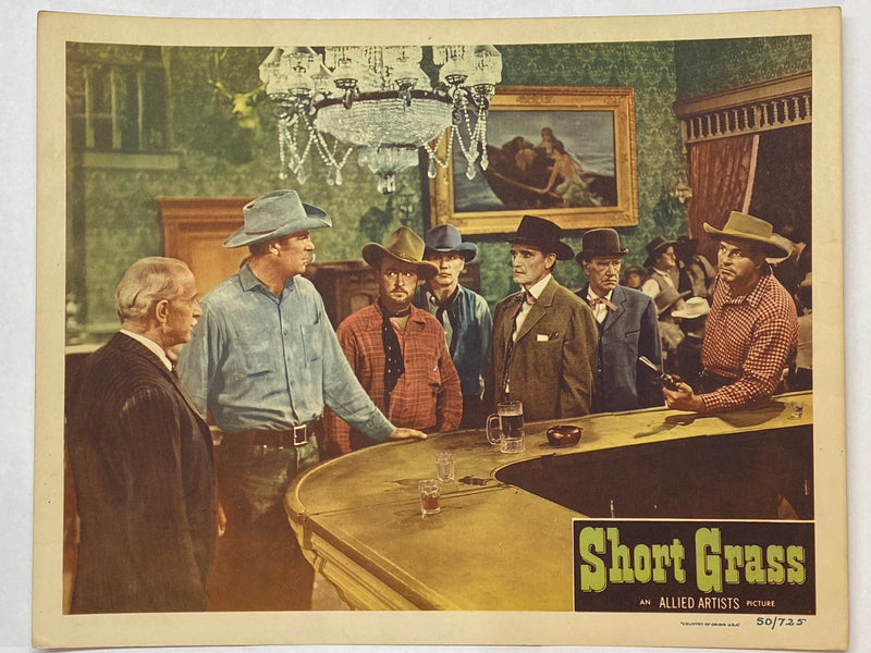 1950 Short Grass #6 Lobby Card 11 x 14 Rod Cameron Cathy Downs Johnny Mack Brown   - TvMovieCards.com