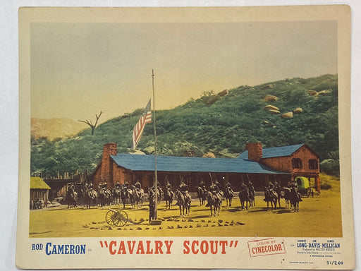 1951 Cavalry Scout #5 Lobby Card 11 x 14 Rod Cameron Audrey Long Jim Davis   - TvMovieCards.com